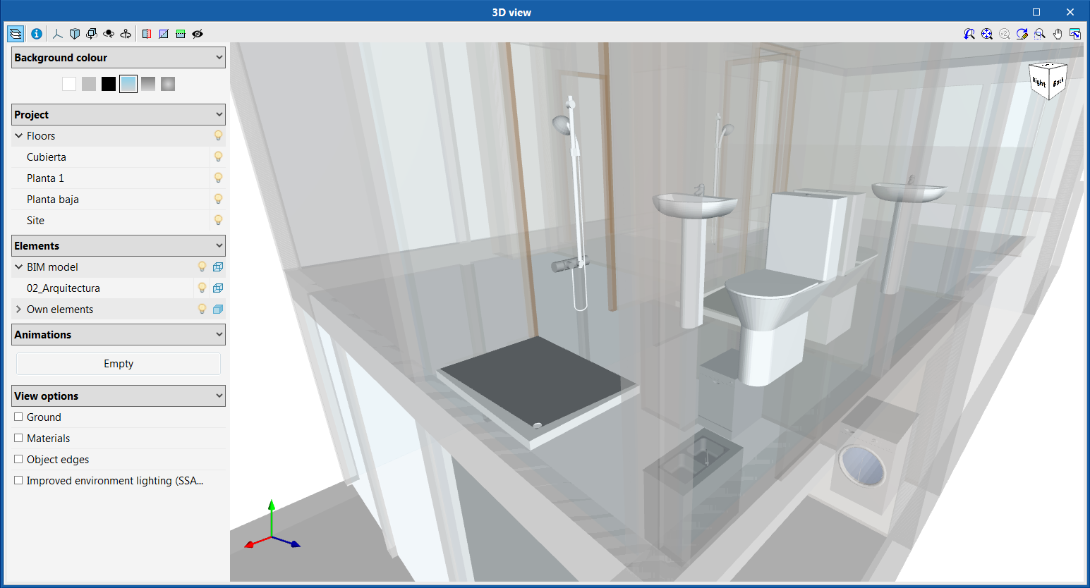 Open BIM Water Equipment. Introduction of water appliances and fittings in the BIM model